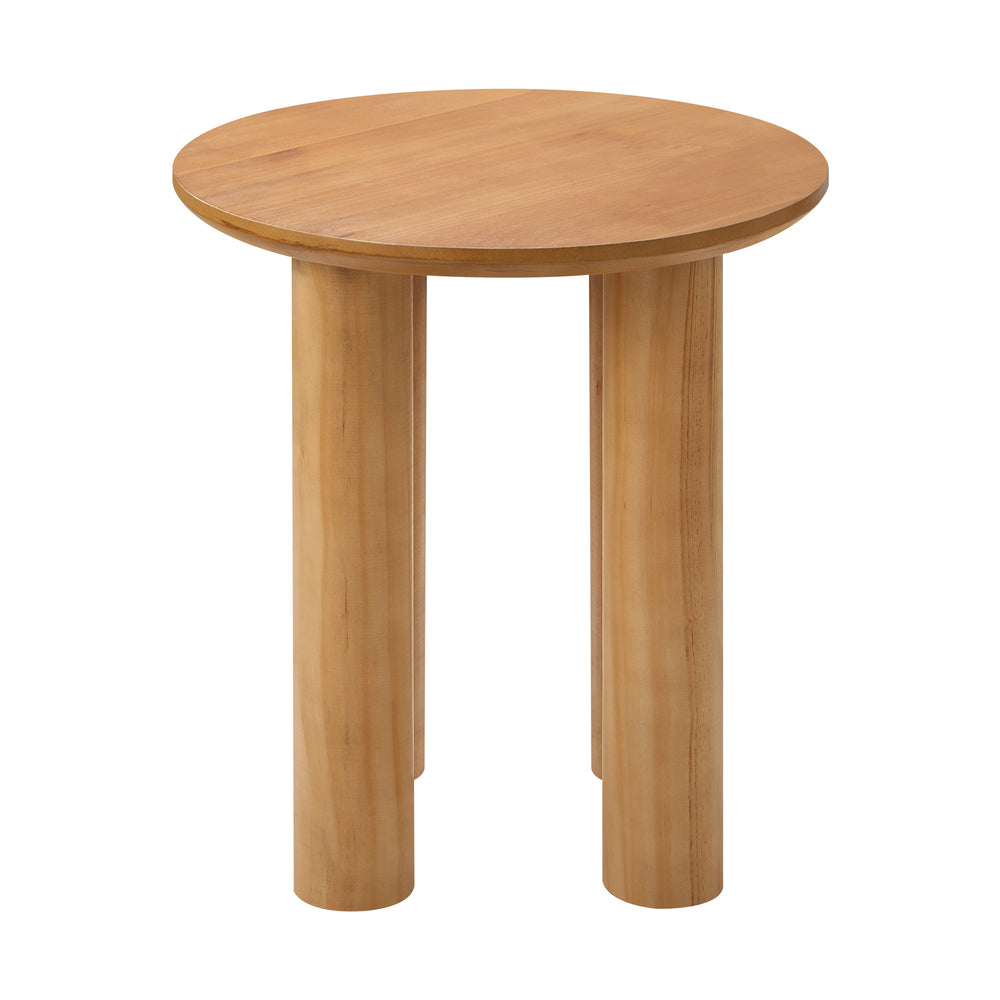 NNEED Coffee Table Side End Tables Round Wooden