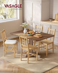 Luxurious Handcrafted Solid Wood Dining Chairs Set