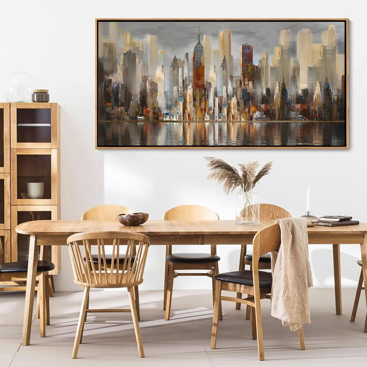 New York Cityscape Ultra High Definition Canvas Art 24x48